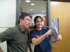 Erin with Prof. Jacks